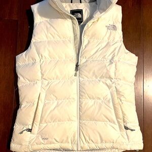Women’s North face white Vest